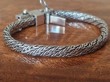 Zilver - Armband - Indiase zilveren armband
