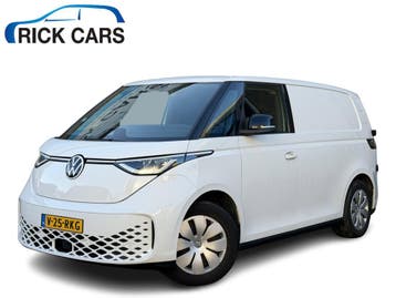 Volkswagen ID. Buzz Cargo Business 77 kWh 204 PK WLTP 408 SO, Automaat, Stof, Gebruikt, Zwart