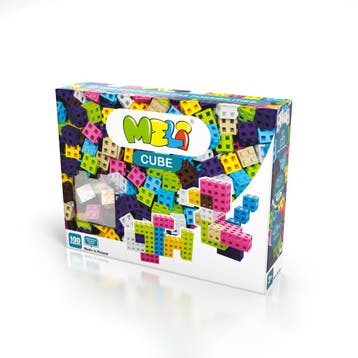 Meli - 50811 - Cube Pink 100 (kinder bouwsets), Verzenden, Nieuw