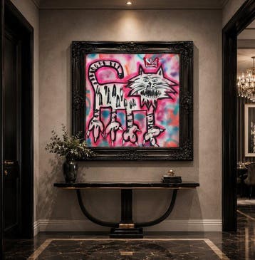 Timo Wedell - Urban Jungle Royalty - XL- Basquiat Style