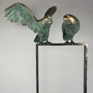 J. Zak (XX-XXI) - New - 2 owls- BIG 71cm