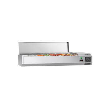 GGM Gastro | Opzetkoelvitrine ECO - 1500x395mm - 6x GN 1/3 |, Verzenden