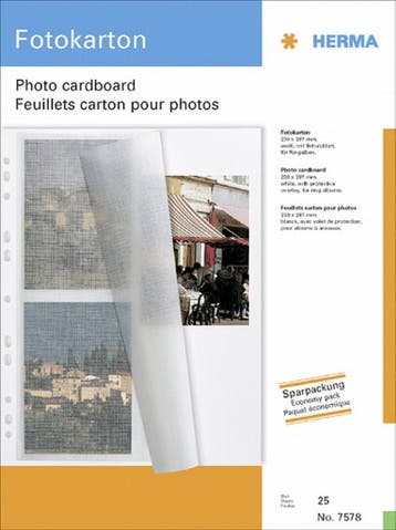 Herma Fotokarton wit 25 vel 7578, Verzenden, Nieuw