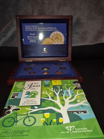 Portugal, Nederland. Year Set (BU) / Proof Set 2002/2022 (2