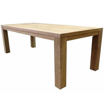 Selena Old dining tuintafel 240x100xH78 cm teak, Tuin en Terras, Tuintafels, Ophalen of Verzenden, Nieuw, Teakhout