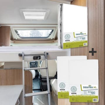 Textielpakket Hefbed 1 Molton + 2 Jersey hoeslakens - 1, Huis en Inrichting, Verzenden, Nieuw, Eenpersoons, Wit