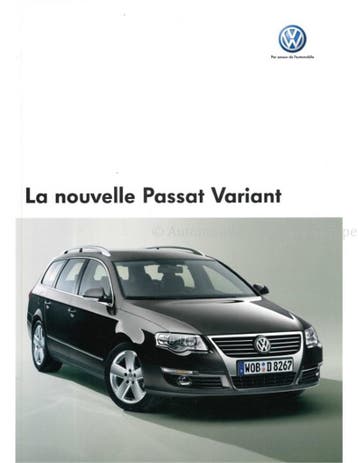 2005 VOLKSWAGEN PASSAT BROCHURE FRANS, Nieuw, Volkswagen, Author