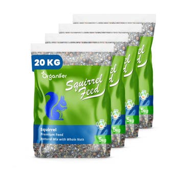 Premium eekhoornvoer - Natuurlijke mix met hele noten (20, Verzenden