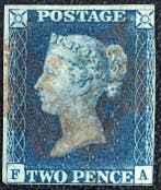 Groot-Brittannië 1840/1840 - Koningin VICTORIA SG 4/6. 2d, Gestempeld