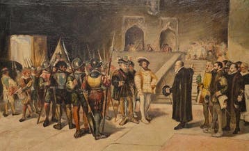 Antonio Perez Rubio (1822-1888), Navolger van - The Captive