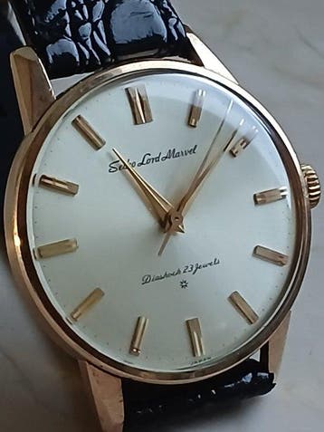 Seiko Lord Marvel,1963,quadrante S.D. con indici in Oro 18