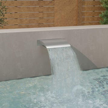 vidaXL Zwembadfontein 45x26x13 cm roestvrij staal, Tuin en Terras, Waterpartijen en Fonteinen, Verzenden, Nieuw