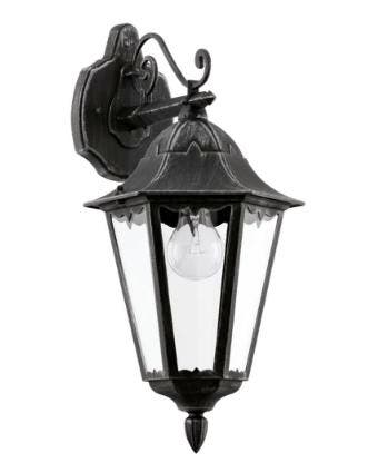Eglo Buitenlicht Navedo hangend zwart zilver, Nieuw
