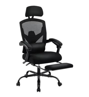 Mesh Gamingstoel Ergonomisch – Verstelbaar met Voetsteun, Verzenden, Nieuw