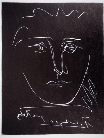 Pablo Picasso (1881-1973) - Visage pour Roby