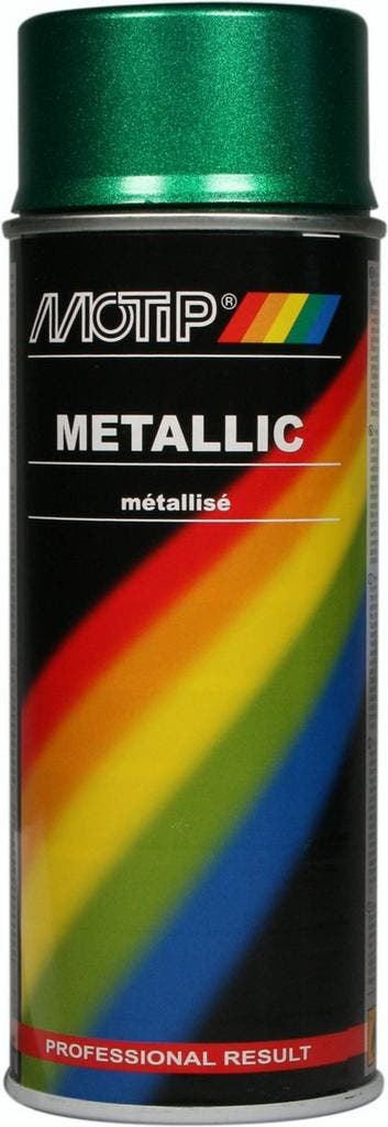 Motip Metallic Lak Groen 400ml, Ophalen of Verzenden, Nieuw