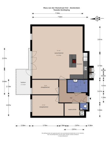 Te huur: Appartement Mary van der Sluisstraat in Amsterdam, Noord-Holland, Appartement, Amsterdam