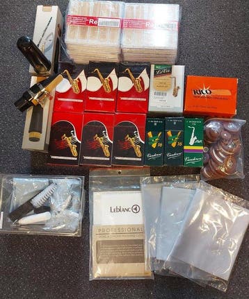 Vandoren, rico - veel accessoires en rieten voor, Nieuw