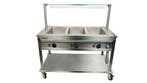 Bain Marie Wagen BT3 | 3x 1/1 GN | Met Aftapkranen | 2kW |, Verzenden, Nieuw in verpakking