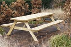 Rockwood® 6x  Picknicktafel Massief Grenen Luxe Superieur, Tuin en Terras, Picknicktafels, Ophalen of Verzenden, Nieuw, Rechthoekig