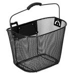 Fietsmand - Kliksysteem - Metaal - Zwart - 6 Kg, Ophalen of Verzenden