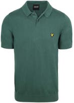 Lyle and Scott Poloshirt Knitted Groen maat L Heren, Kleding | Heren, Polo's, Maat 52/54 (L), Verzenden, Nieuw, Lyle and Scott