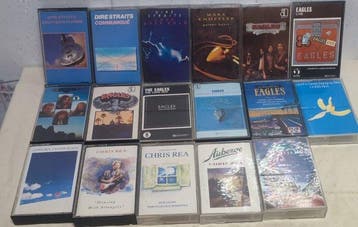 Dire Straits, Chris Rea, Eagles - Collection of 17 x tapes -, Nieuw in verpakking
