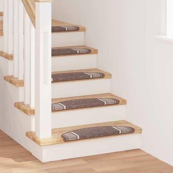 vidaXL Zelfklevende Trapmatten 15 st 65 x 21 x 4 cm Non-Slip, Verzenden, Nieuw