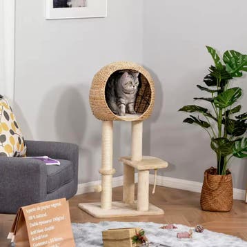 Kattenmeubel met Groot Bolhuis – Krabboom met Sisalpalen, Verzenden, Nieuw, Krabpaal