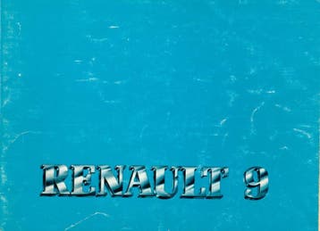 1982 RENAULT 9 INSTRUCTIEBOEKJE HANDLEIDING NEDERLANDS, Auto diversen, Handleidingen en Instructieboekjes, Verzenden