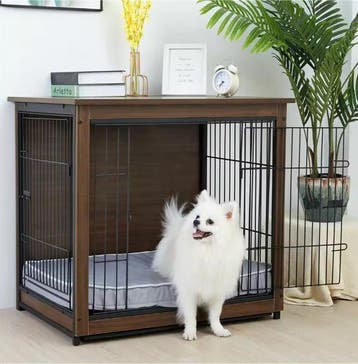 Houten Hondenkooi – Bijzettafel met Deuren en Lade, Verzenden, Nieuw