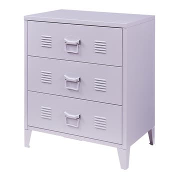 Ladekast Hämeenlinna commode met lades 72x60x40 cm lichtpaar, Verzenden, Nieuw