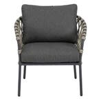 Amalfi Pasadena low dining tuinset 6 delig antraciet, Tuin en Terras, Ophalen of Verzenden, Nieuw