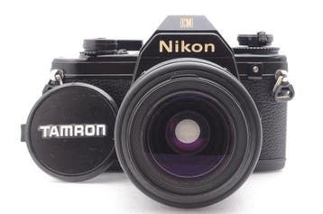 Nikon EM + TAMRON AF 28-70mm 1:3.5-4.5 Analoge camera, Nieuw