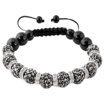Fako Bijoux - Armband - Disco Dots - Ring - Grijs, Verzenden, Nieuw