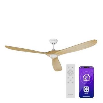 Bahama Breeze Smart 178cm 45W Plafondventilato Esdoorn, Ophalen of Verzenden, Nieuw, Ventilator