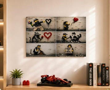 Lego Merchandise - Art - “Banksy Collection – Brick Tribute, Nieuw