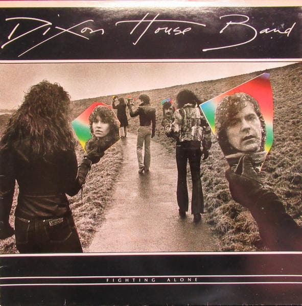 LP gebruikt - Dixon House Band - Fighting Alone, Cd's en Dvd's, Vinyl | Rock, Zo goed als nieuw, Overige formaten, Verzenden