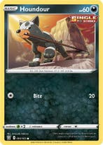 Houndour 095/163 Battle Styles, Ophalen of Verzenden, Nieuw, Losse kaart, Foil