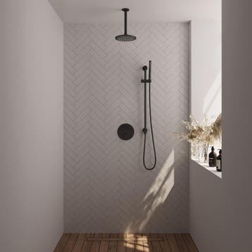 Brauer Black Carving Thermostatische Regendoucheset Inbouw -, Ophalen of Verzenden, Nieuw
