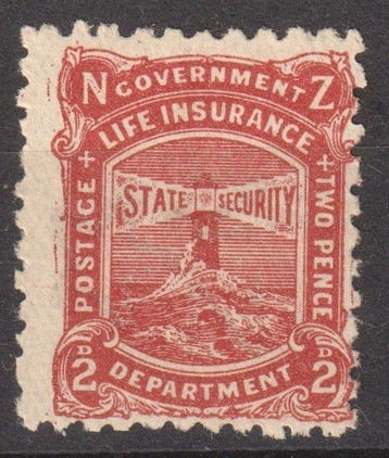 Nieuw-Zeeland 1905 - Nieuw-Zeeland 1905 2d bruin-rood, Gestempeld
