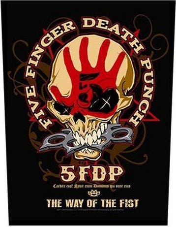 Five Finger Death Punch - Way of the Fist - Backpatch, Ophalen of Verzenden, Nieuw, Kleding