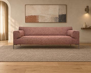 NIEUW GESTOFFEERD Design on Stock Bloq 3-Zits + GARANTIE, Design Bank Bankstel Zetel 3-Zits Design on Stock, 75 tot 100 cm, Ophalen of Verzenden