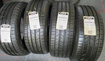 205/55r16 91W  7mm .Kumho Demo Banden Dot25!, Ophalen, 16 inch, Nieuw, 205 mm