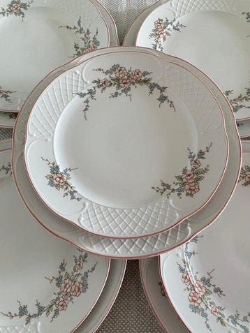 Villeroy & Boch - Bord (16) - Rosette - Vitro Porcelaine