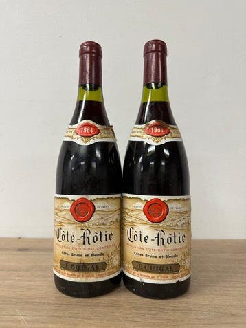1984 E. Guigal, Côte-Rôtie - Côte Rotie - 2 Flessen (0.75, Nieuw