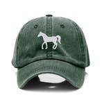 Cap Horse in diverse kleuren met geborduurde afbeelding, Verzenden, Nieuw, Overige soorten