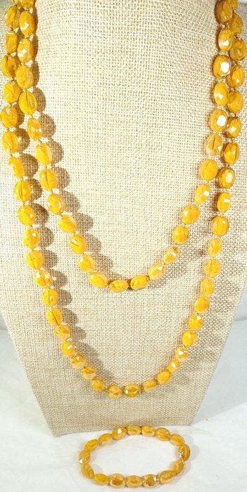 Cristal Murano - Symbool van Geloof - Armband en Halsketting