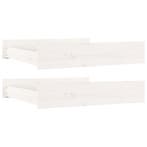 Lades Slaapkamer Grenen 2st | Laatste Stuk!, Huis en Inrichting, Slaapkamer | Bedden, Verstelbaar, Eenpersoons, Wit, Rustiek