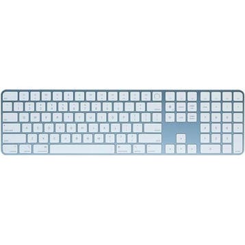 Apple Magic Keyboard met Touch ID en toetsenblok - blauw, Touch ID, Refurbished, Ophalen of Verzenden, Draadloos